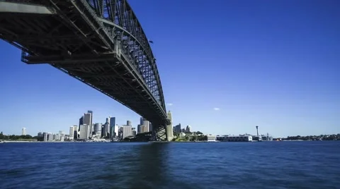 Sydney Harbour bridge hyperlapse 動画素材 43810591