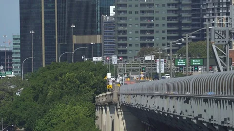 Sydney, Harbour bridge - medium shot Stock Footage 76461649