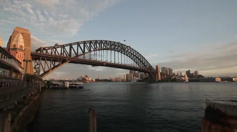 Sydney Harbour at Dusk Stock Footage 22931268