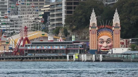 Sydney Harbour Skyline 스톡 동영상 89403995