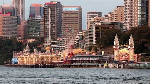 Sydney Harbour Skyline Stock Footage 89404109