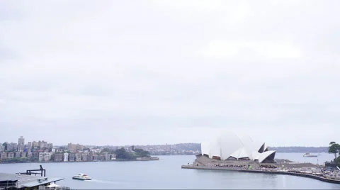 Sydney Harbour Sunset Stock Footage 45956046