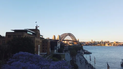 Sydney Harbour Sunset Stock Footage 122065072