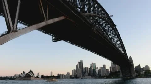 Sydney Harbour sunset time lapse Stock-Footage 59666199