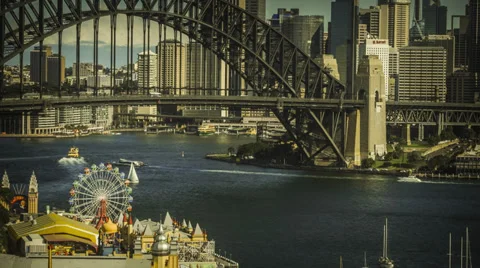 Sydney Harbour Timelapse Stock Footage 36198479