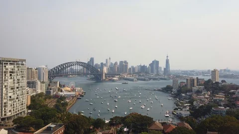 Sydney Harbour View Stock Footage 122656032