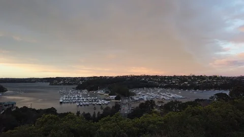 Sydney Middle Harbour Stock Footage 114676292