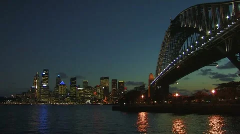 Sydney Night Stock Footage 7761219