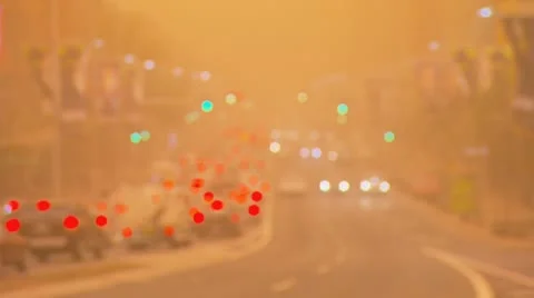 Sydney NSW Dust Storm Australia PT14 Stock Footage