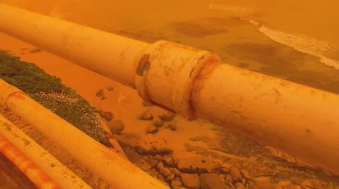 Sydney NSW Dust Storm Bondi Beach Australia PT8 Stock Footage