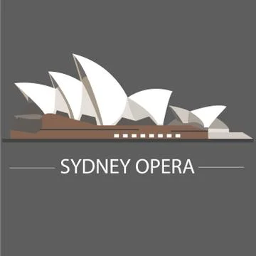 Sydney opera, Australia Stock Illustration