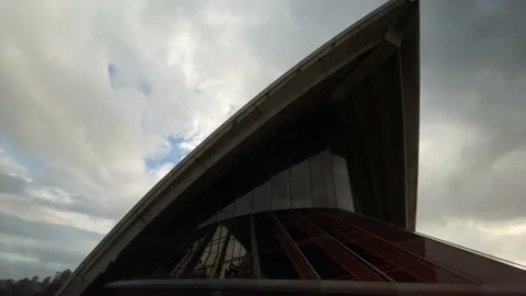 The Sydney Opera House Closeup Stock Footage 151801107