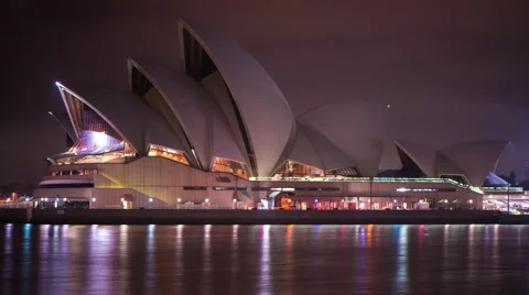 Sydney Opera House from Dawes Point HD Stock Footage 44216971