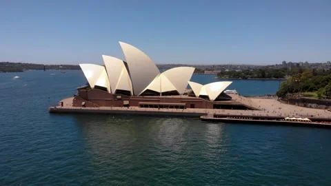 Sydney opera house. Drone view Stock Footage 134465870