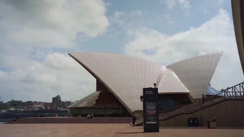 Sydney Opera House  is empty of people Stock Footage 139344801
