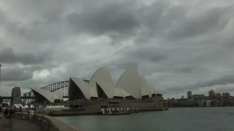 Sydney Opera house moving time-lapse Vidéo 61415706