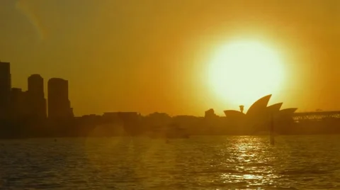 Sydney Opera House in the shade Stock-Footage 42486738
