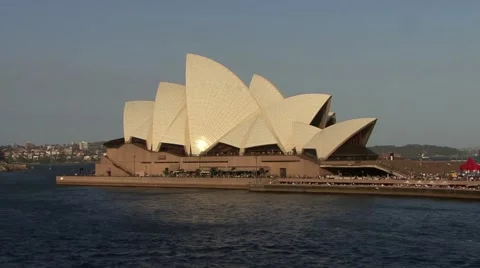 Sydney Opera House at Sunset Video stock 44757858