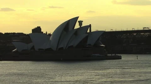 Sydney Opera House Sunset 스톡 동영상 45559720