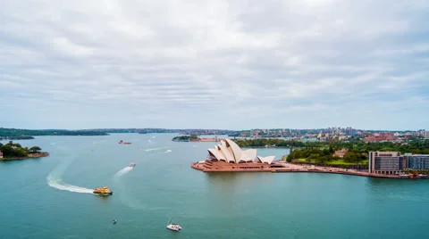 Sydney Opera House view Vídeo Stock 57219255
