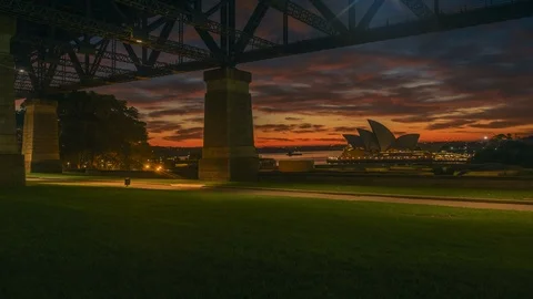 Sydney Opera timelapse Stock Footage 105283758