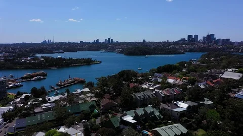 Sydney - Parramatta River Flight Video stock 120386066