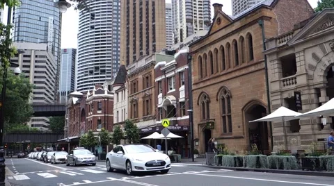 Sydney The Rocks district Stock Footage 57463163