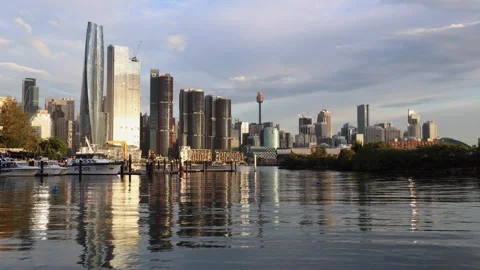 Sydney Skyline Video stock 260166189