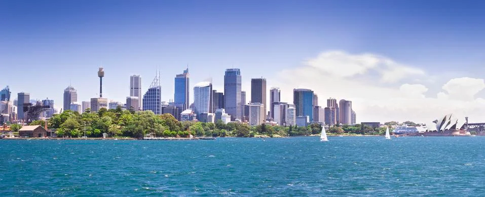 Sydney skyline Stock Photos