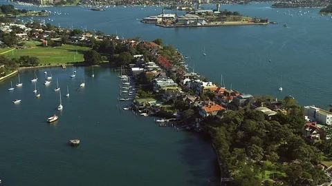 Sydney Suburbs Aerial Stock Footage 70362822