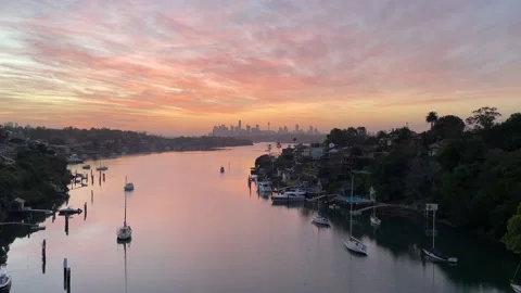 Sydney Sunrise Video stock 166020738