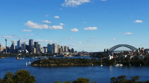 Sydney from taronga time-lapse Stock Footage 40471866