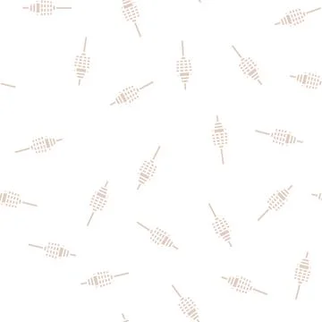 Sydney tower glyph seamless pattern Stock Illustration