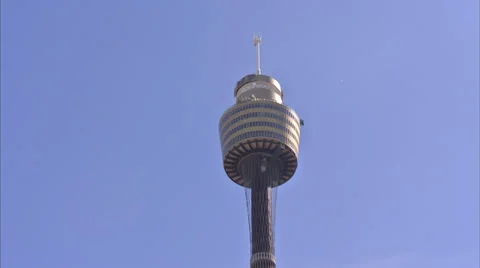 Sydney Tower from Hyde Park Stock Footage 36136704