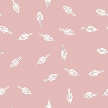 Sydney tower line seamless pattern Stock Illustration