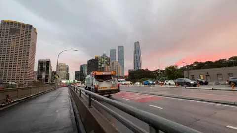 Sydney traffic Stock Footage 310042707