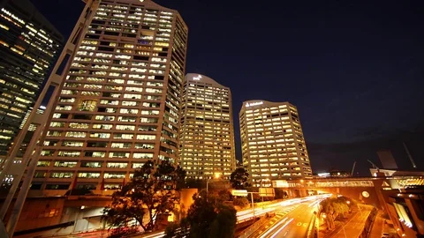 Sydney Traffic Timelapse Stock Footage 70352282