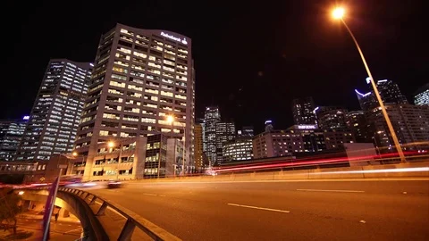Sydney Traffic Timelapse Stock Footage 70353250