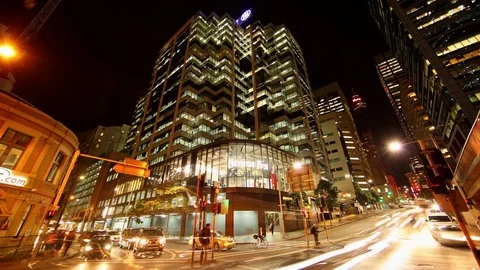 Sydney Traffic Timelapse Video stock 70355174