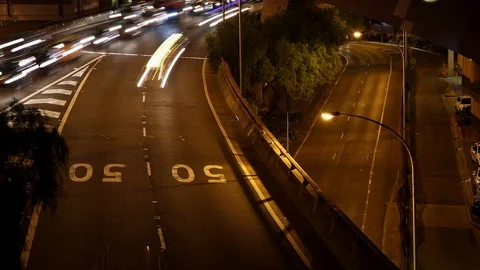 Sydney Traffic Timelapse Stock Footage 70355512