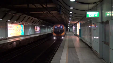 Sydney Train Stock Footage 36096546