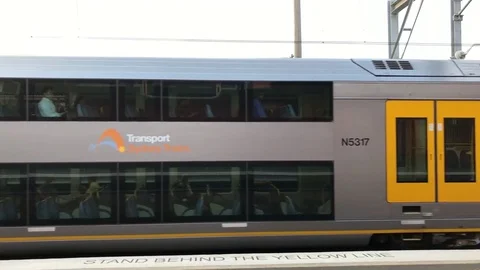 Sydney Train Stock Footage 84917410