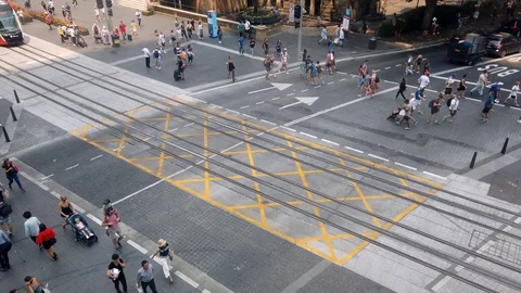 Sydney Tram Video stock 122656191