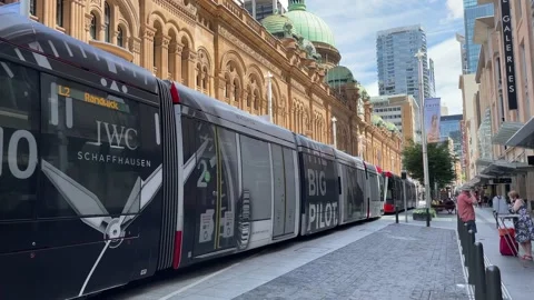 Sydney Tram Stock Footage 169733241