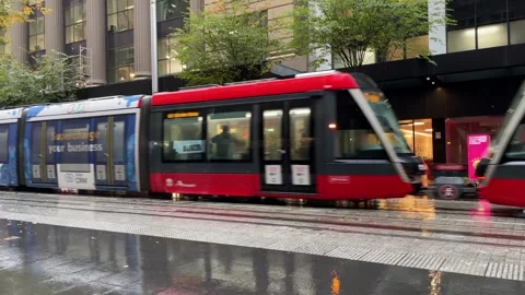 Sydney Tram Stock Footage 276638956