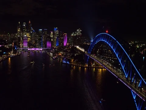 Sydney Vivid 2017 Stock Footage 76792279