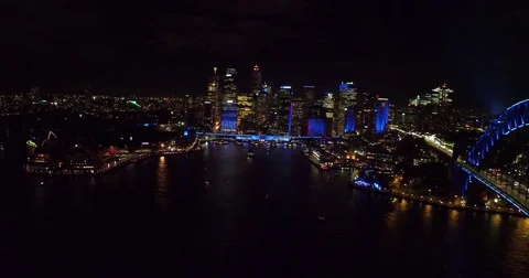 Sydney Vivid 2017 Stock Footage 76796934
