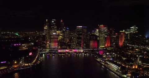 Sydney Vivid 2017 Stock Footage 76804798