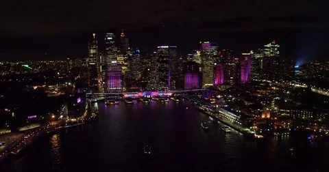 Sydney Vivid 2017 Stock Footage 76804891
