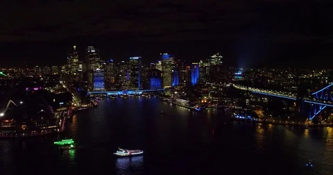 Sydney Vivid 2017 Stock Footage 76807529
